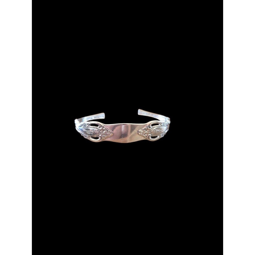 Vintage Oneida Sterling Silver Spoon Cuff Bracelet - Picture 2 of 5
